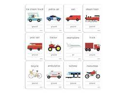 Transport  Flash Cards