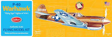 Guillow's P-40 Warhawk Balsa and Tissue Kit