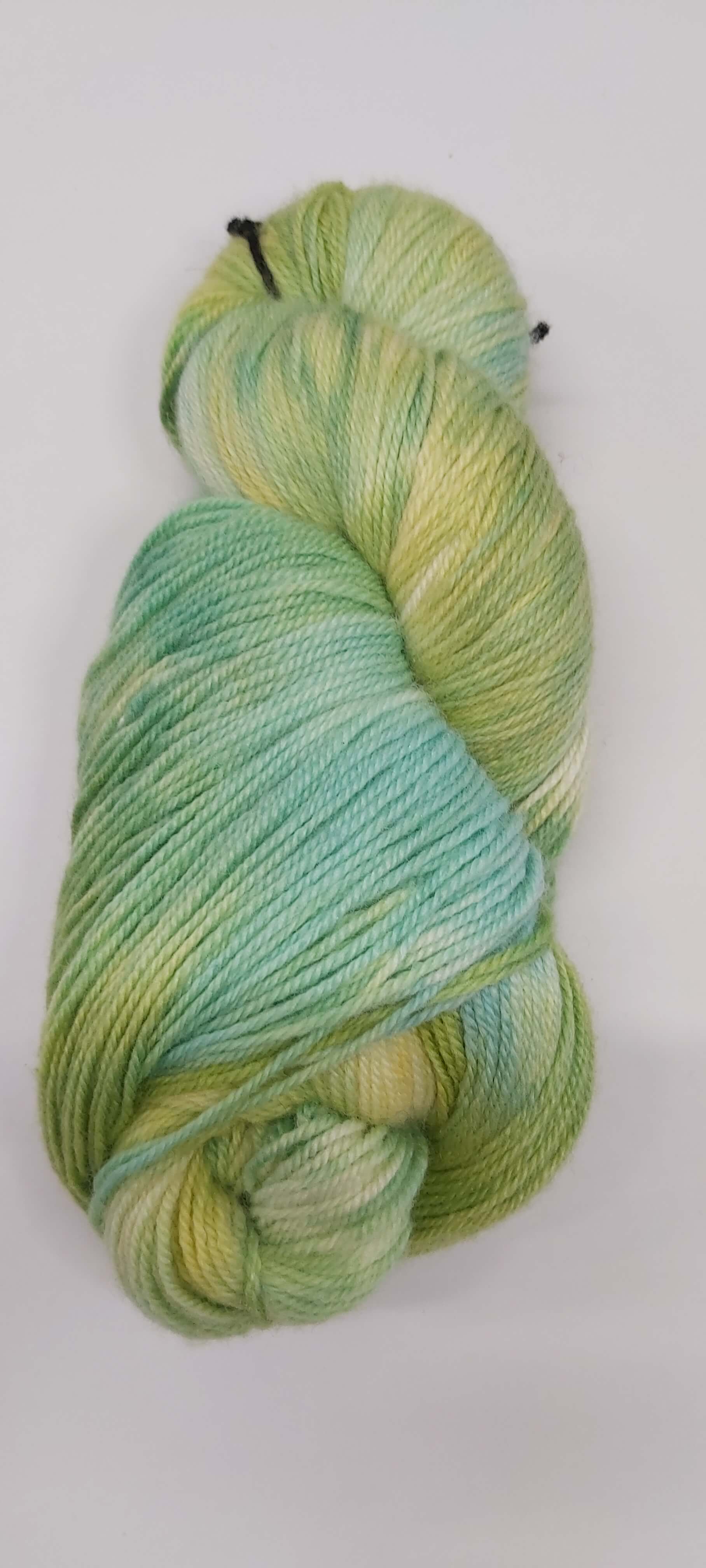 Triple Turquoise  Polworth80%/Alpaca20% McAuslin 4ply Wool