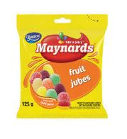 Maynards Fruit Jubes 125g