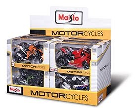 Maisto 1:12 assorted motorcycles