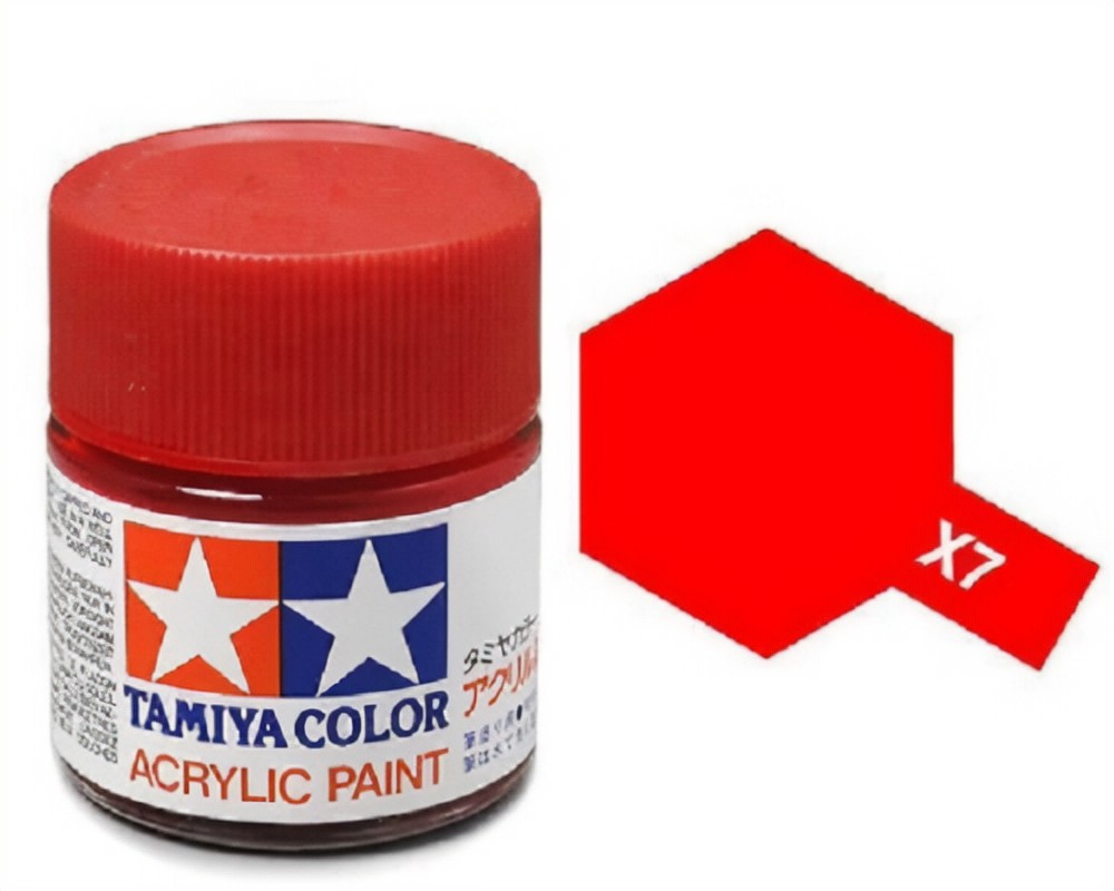 Tamiya Acrylic Paint  X-7 Red