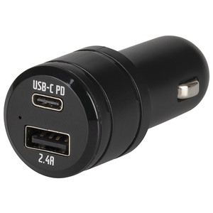 32W USB A + Type-C Car Cigarette Lighter Adaptor