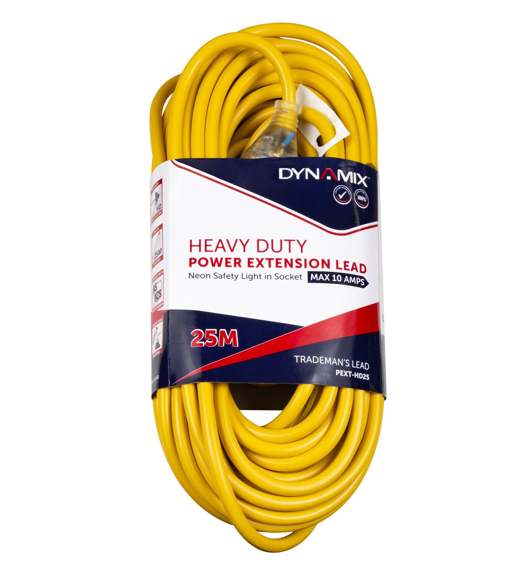 DYNAMIX HEAVY DUTY POWER LEAD 25M