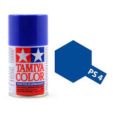 Tamiya Spray Paint PS-4 Blue Polycarbonate