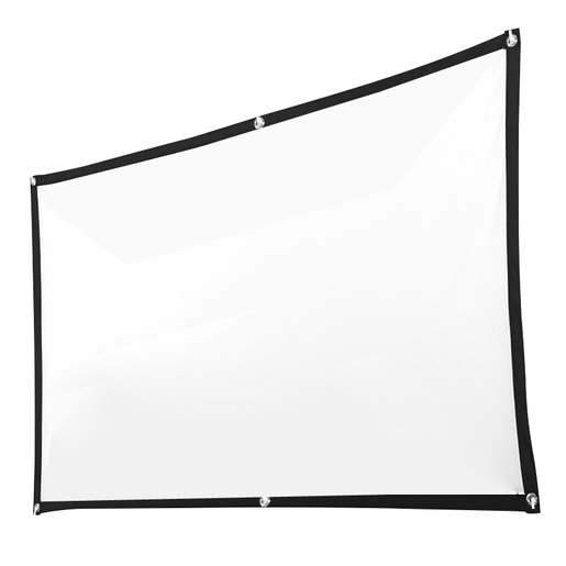 100" PORTABLE PROJECTOR SCREEN