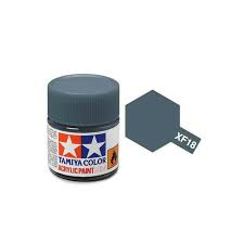 Tamiya Acrylic Paint Medium Blue XF-18