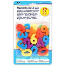 Magnetic numbers & signs - plastic