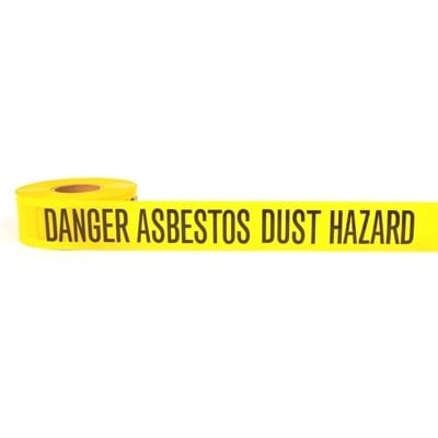 Danger Asbestos Hazard Barrier Tape – Y/B 50mm x 50Mtr
