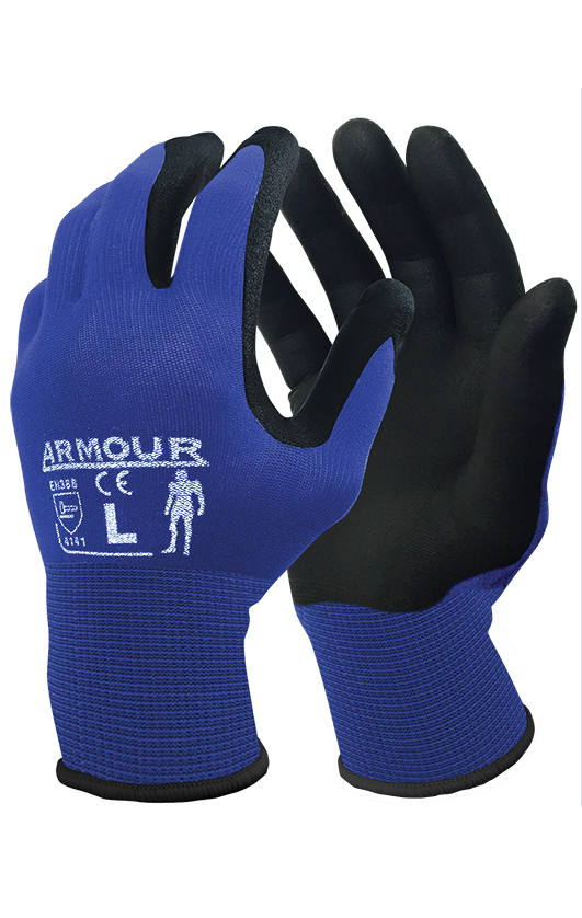 Armour Foam Nitrile Open Back Glove - Size XL