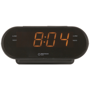 CLOCK LED ALARM RADIO AM/FM 0.9IN 240V