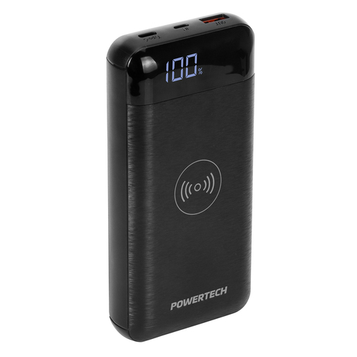 20,000mAh Power Bank with 2 x USB and Wireless Charger