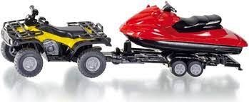 SIKU 2314 1:50  Quad Bike with Trailer & Jet Ski