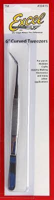 Excel Curved Point Tweezers 6" # 30415