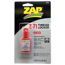 Zap Thread Locker Z-71 Red