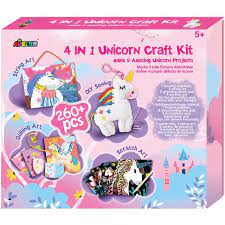4 in 1 Unicorn Craft Kit , Avenir
