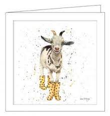 Blank Card- Greta the Goat