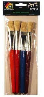 Art Extra 4pc Stubbie brush set