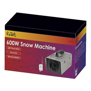 SNOW MACHINE 600W 1L W/REM CTRL 240V