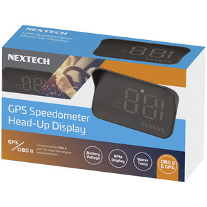 DISPLAY HEAD-UP GPS SPEEDO W/OBDII DATA