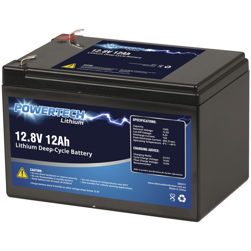 BATT LIFEPO4  12.8V 12AH DEEP CYCLE GN2