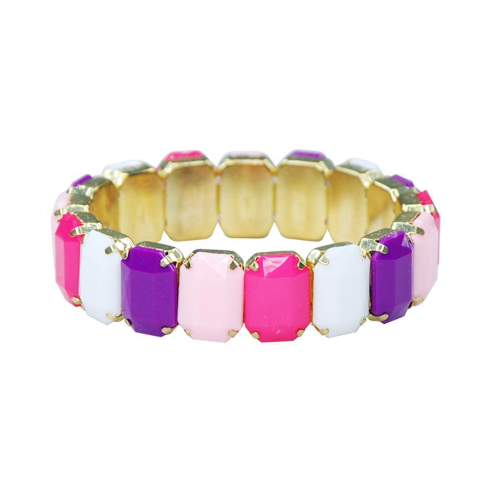 Pink Poppy Gem Bracelet