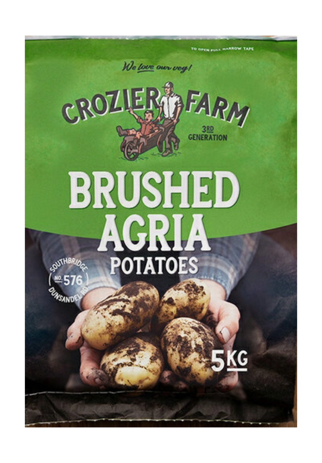 Agria Potatoes Black Soil 5kg Bag