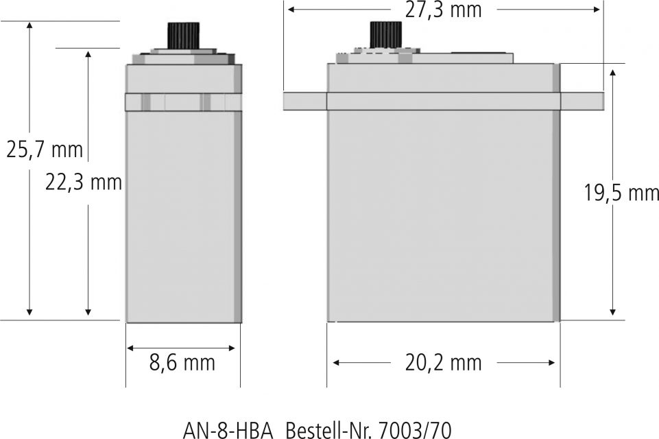 Aero-Naut Servo AN-8 HBA 700370