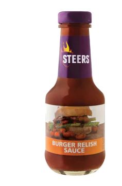 Steers Sauce 375ml - Burger Relish ** SPECIAL ** Dated Stock