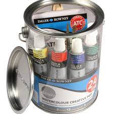 Daler Rowney Water colour creative Pot 24pc