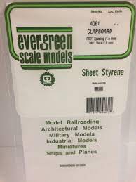 Evergreen Scale Models Clapboard #4061
