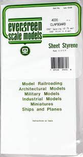 Evergreen Scale Models 4031 Clapboard