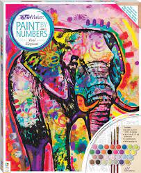 Paint by numbers - Vivid Elephant