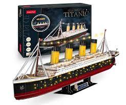3D Titanic Large W/Led Lights