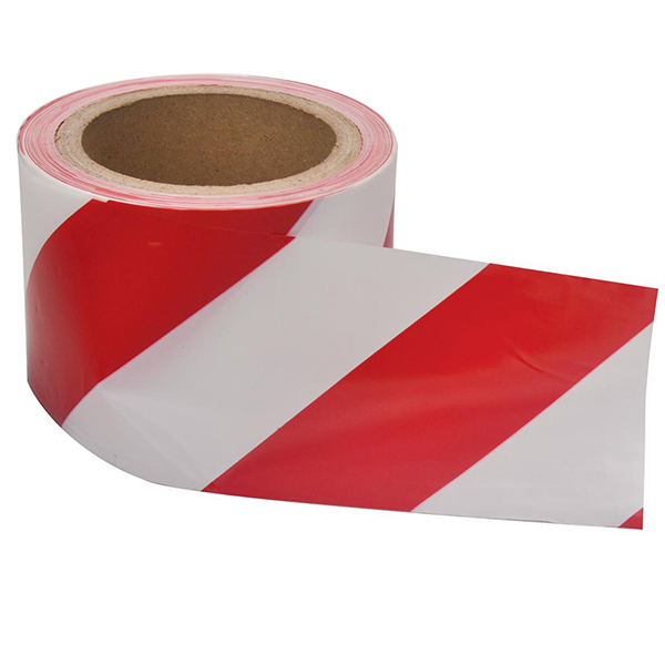 Red & White Stripe Barrier Tape - 300m