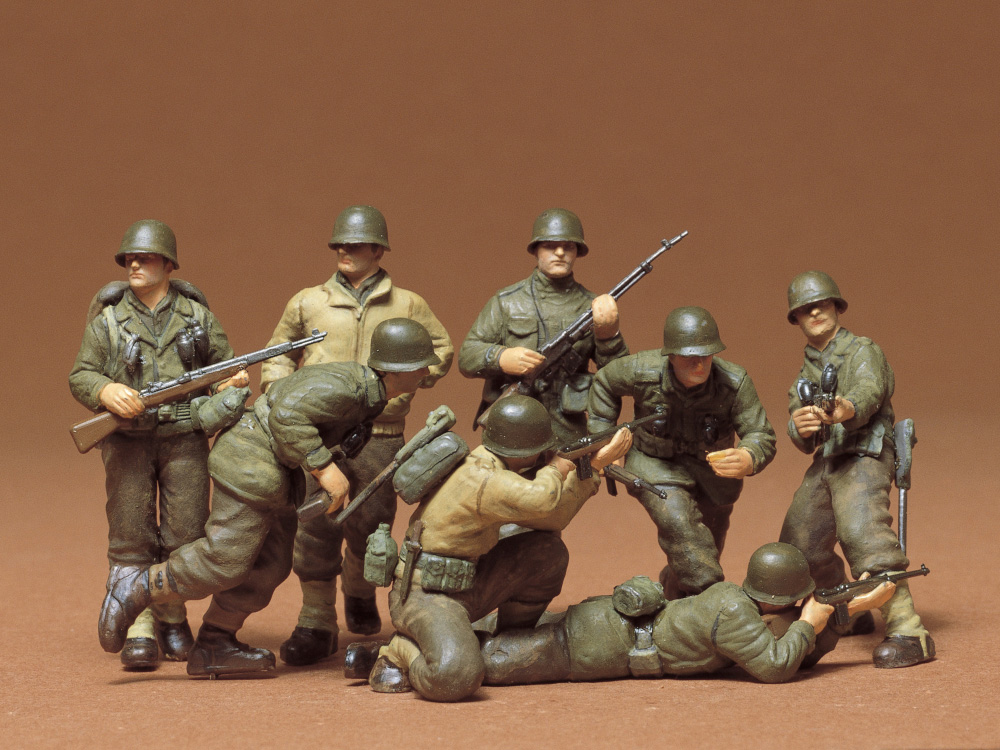 Tamiya 1:35 Military Miniatures US Infantry - West European Theater