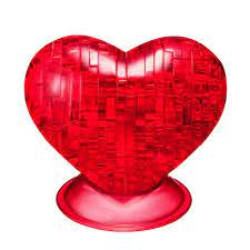Crystal Puzzle Red Heart
