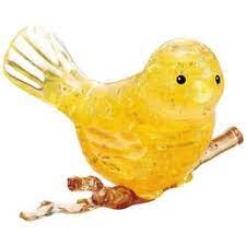 Crystal Puzzle Yellow Bird