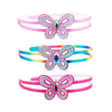 Pink Poppy Rainbow Butteryfly Headband