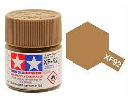 Tamiya Acrylic Paint XF-92 Yellow Brown