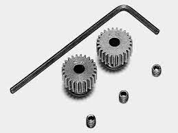 Tamiya 53103 0.4 Steel Pinion Gear Set  (24T,25T)