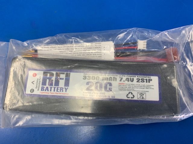 RFI Battery 3300mah 20C 2S