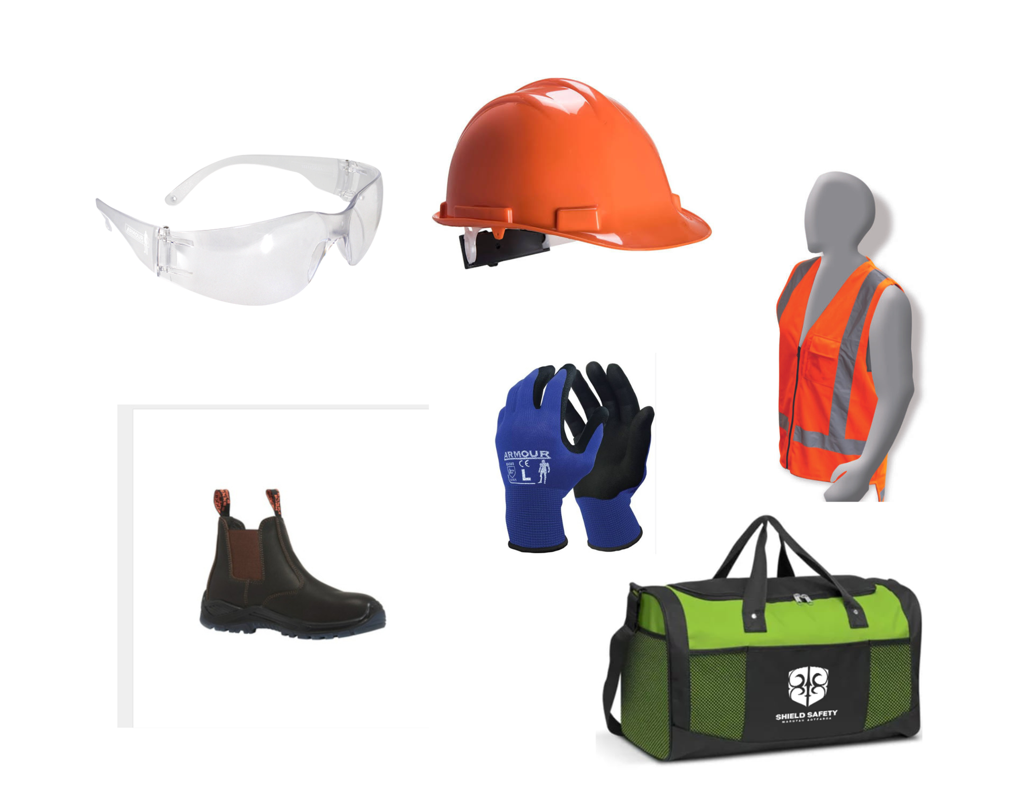 Shield Safety Full Site Entry P.P.E Package - Slip-On Boots