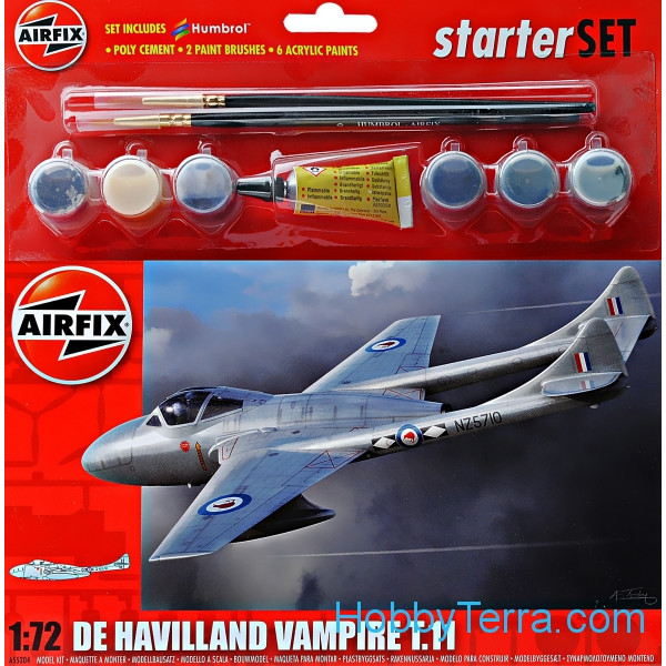 Airfix 1:72 De Havilland Vampire T.11