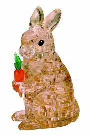 Crystal Puzzle Brown Rabbit