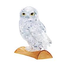 Crystal Puzzle Owl Clear