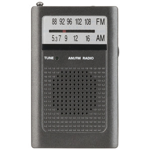 RADIO AM/FM TRAN COMPACT 2XAAA