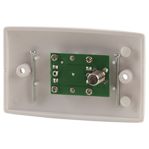 WALL PLATE 2SKT TV/75R TV+FM F-REAR INP