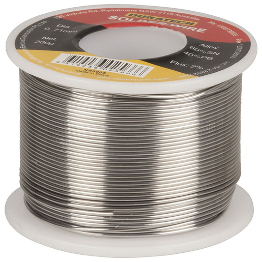 SOLDER 60/40 0.71MM 200G ROLL