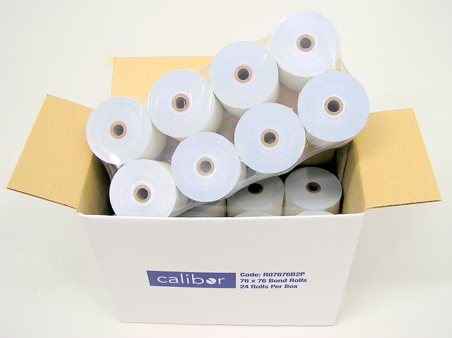 Kitchen Printer Rolls (76x76) 2 Ply Box of 24